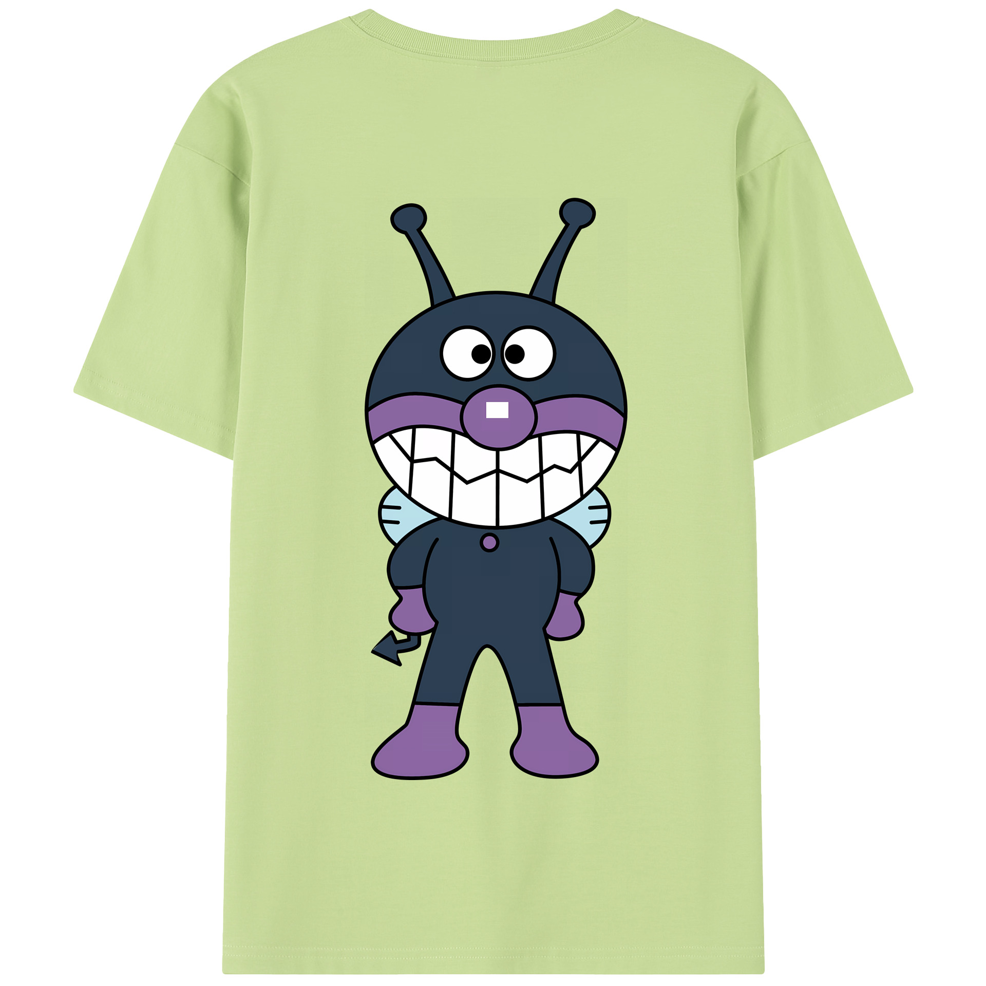（画像用） アンパンマン Anpanman 綿100％半袖Tシャツ（背面プリント）